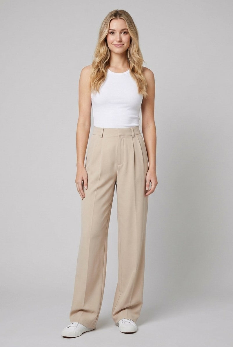Abbi Work Trousers | Wide-Leg, High Waist, Breathable Fabric 4