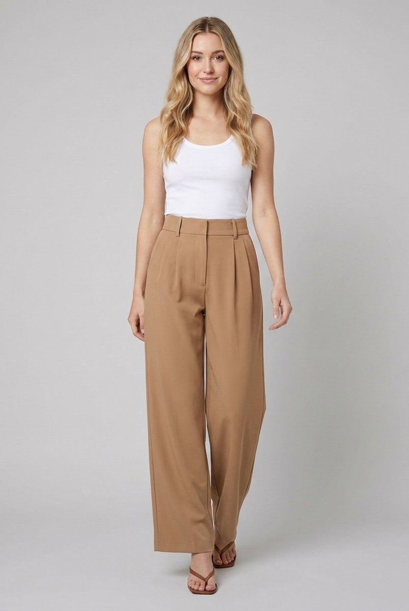Abbi Work Trousers | Wide-Leg, High Waist, Breathable Fabric 5