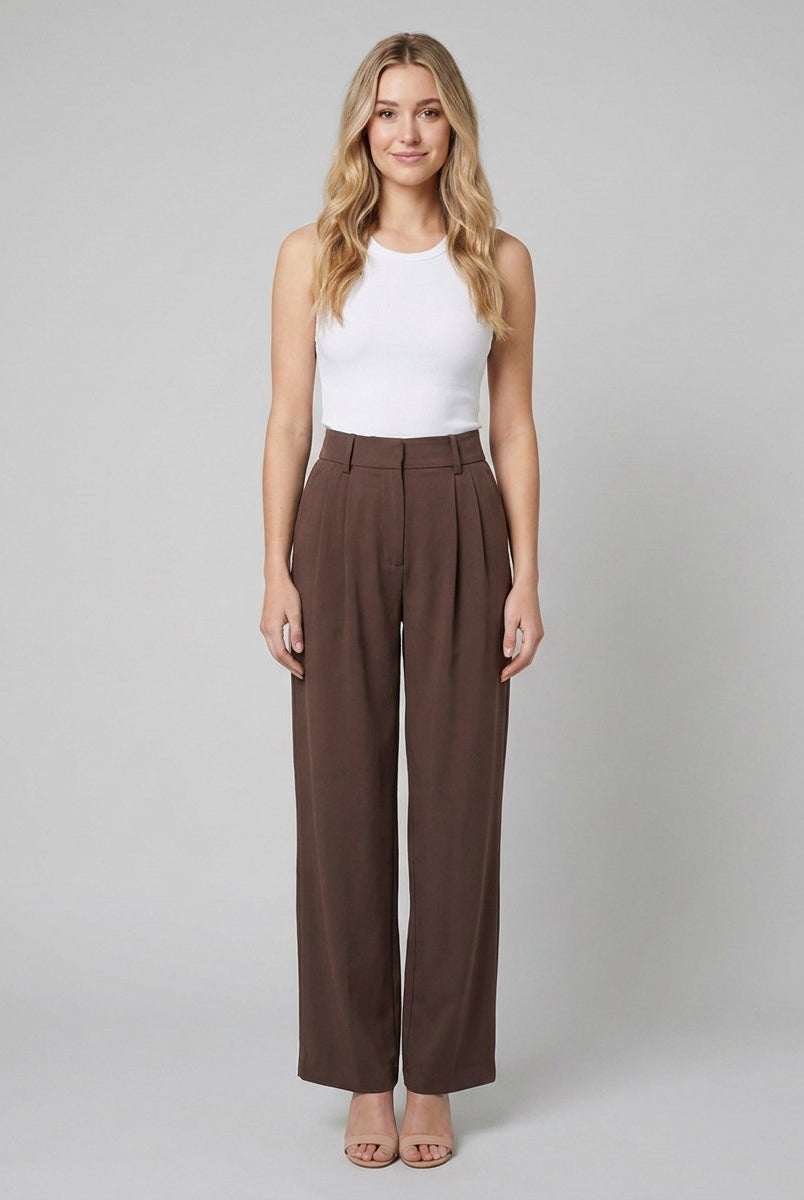 Abbi Work Trousers | Wide-Leg, High Waist, Breathable Fabric 6