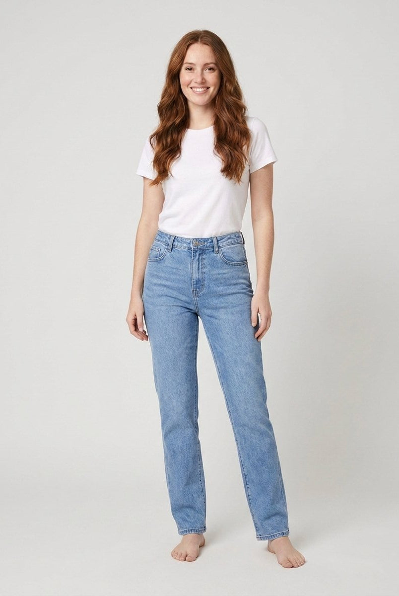 Aero Straight-Leg Jeans | High-Rise Denim, Comfortable Fit 0