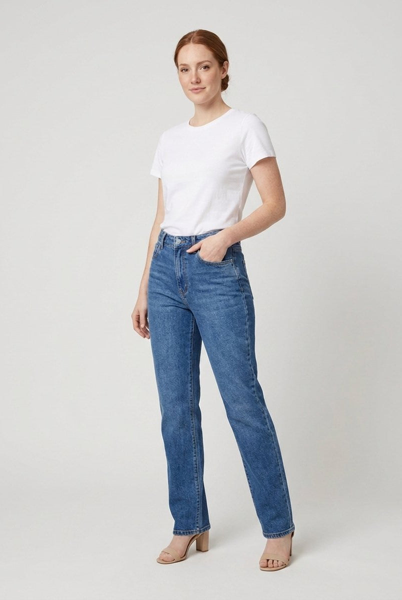 Aero Straight-Leg Jeans | High-Rise Denim, Comfortable Fit 1