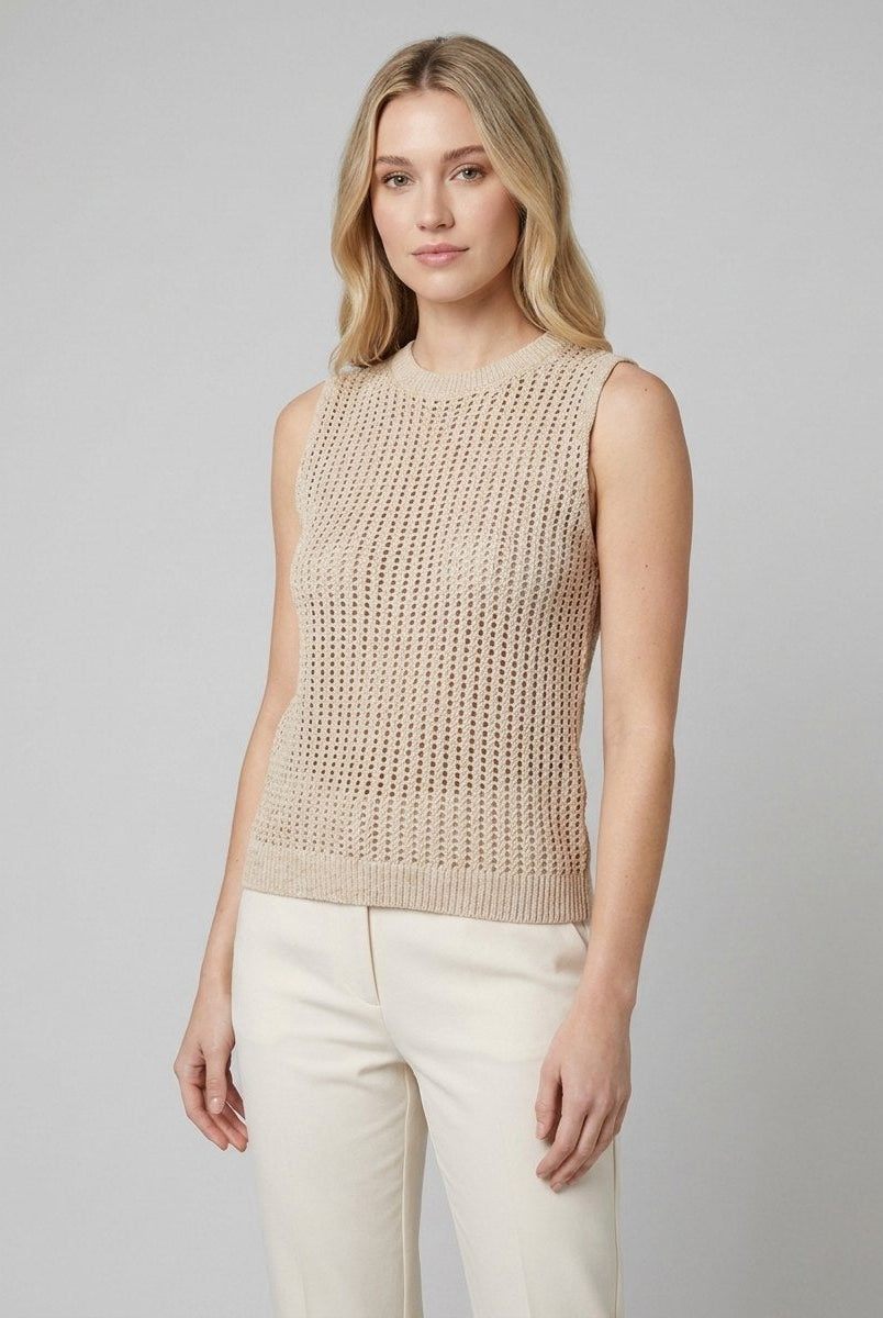 Alina White Tank Top | Lightweight, Sleeveless, Casual Style 1