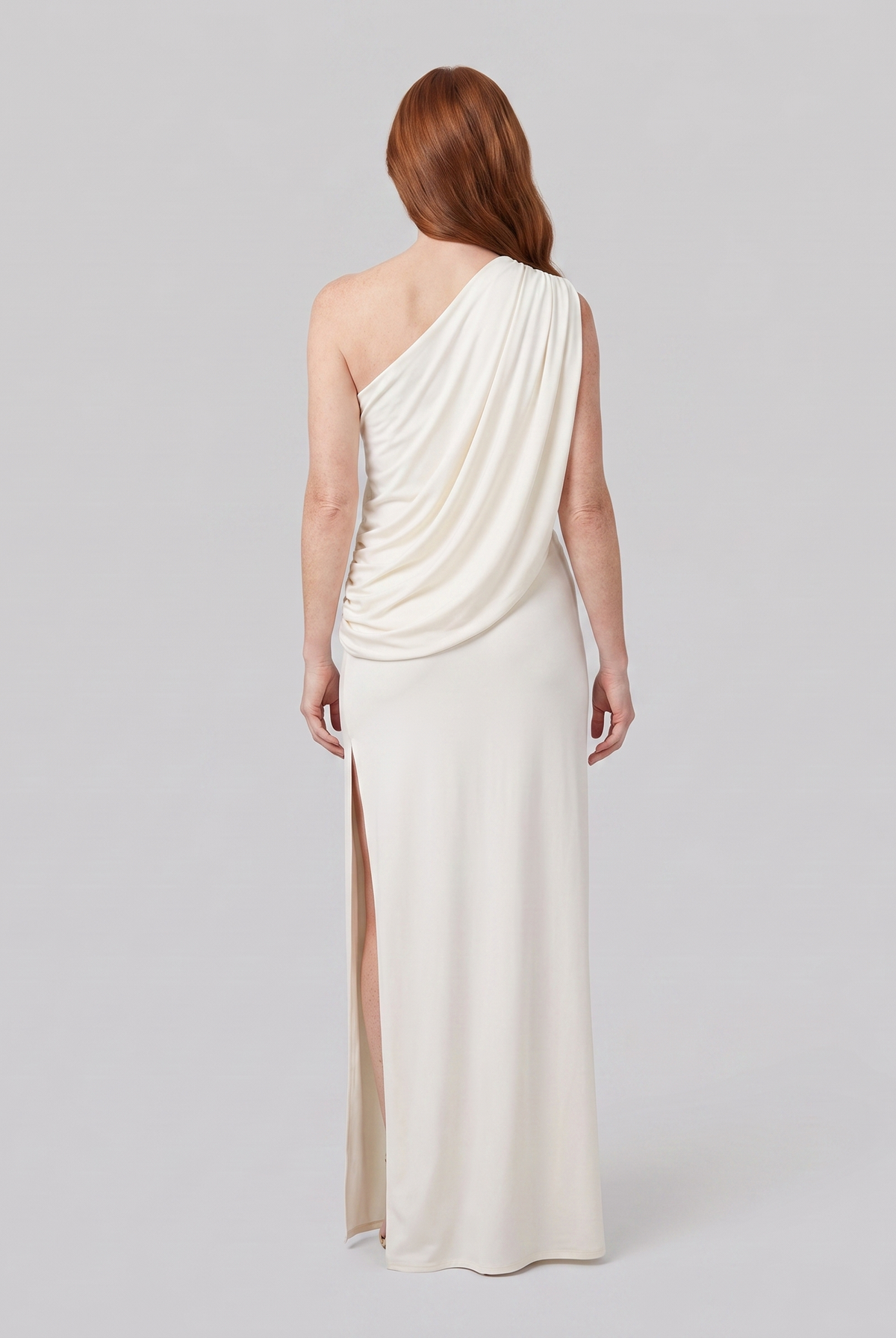 Amara one-shoulder chiffon two-piece skirt set 4