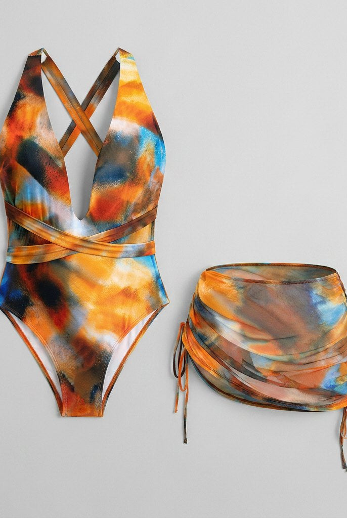 Aqua 2 Piece Swimsuit | Comfortable Jersey Blend, Slim Fit 0