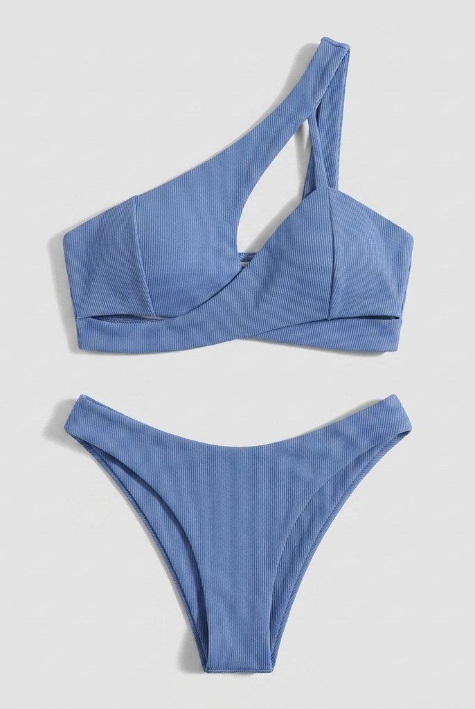 Aqua Bikini Set | Slim Fit, Smooth Polyester Blend 0