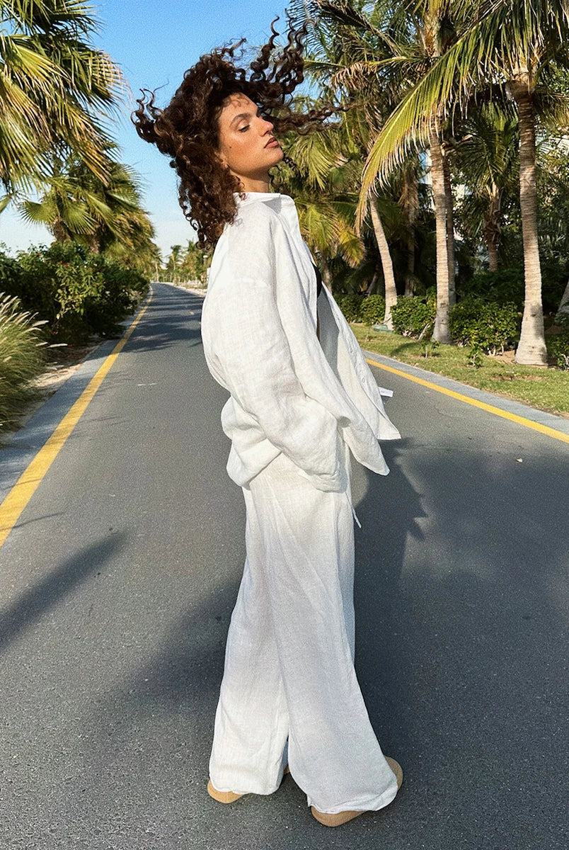 Aqua Resort Set | Lightweight Cotton Two-Piece Resort Wear for Women 6