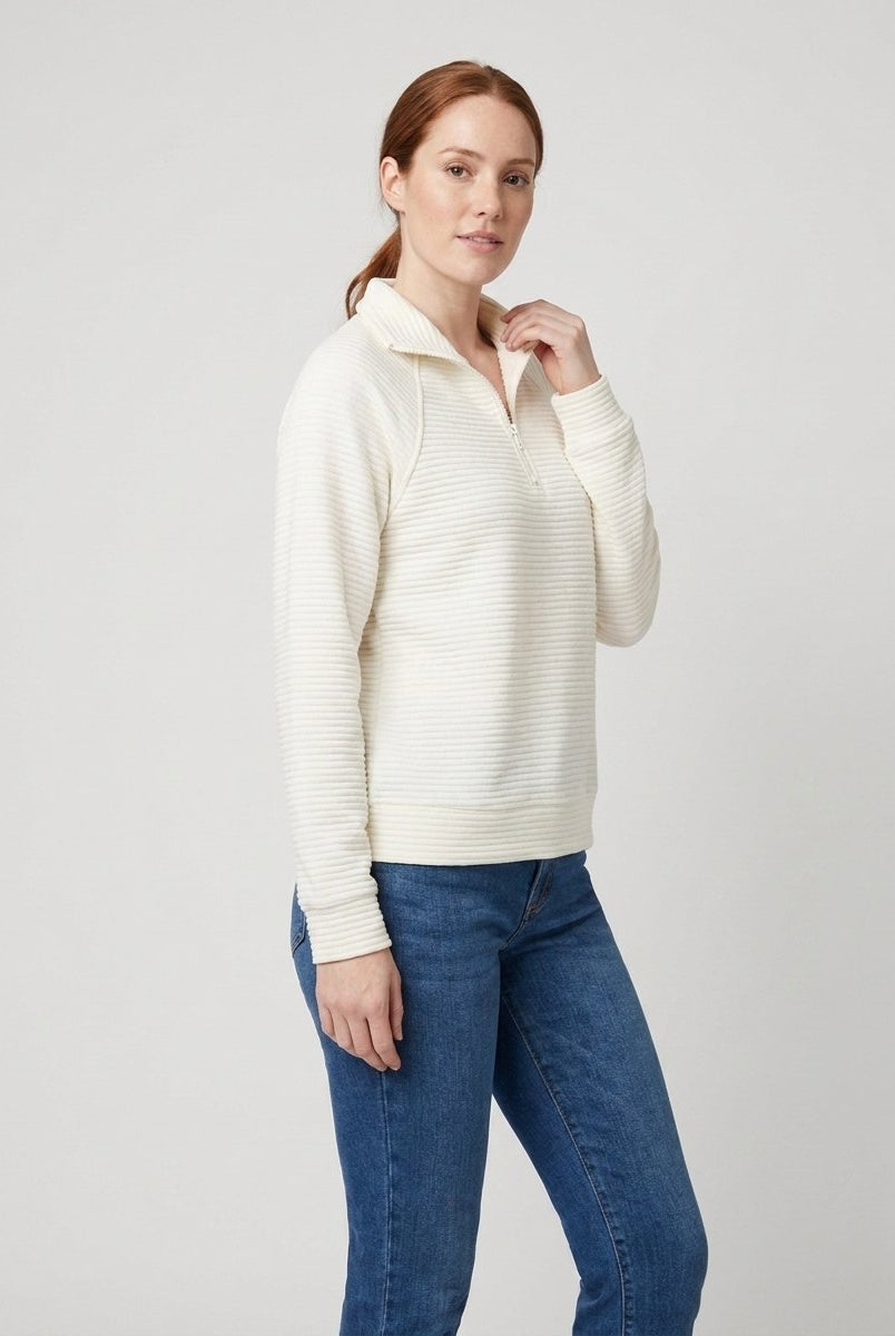Ava Half-Zip Pullover | Soft Fabric, Flattering Fit 1