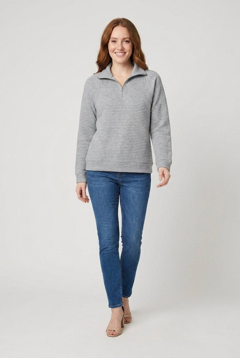 Ava Half-Zip Pullover | Soft Fabric, Flattering Fit 2