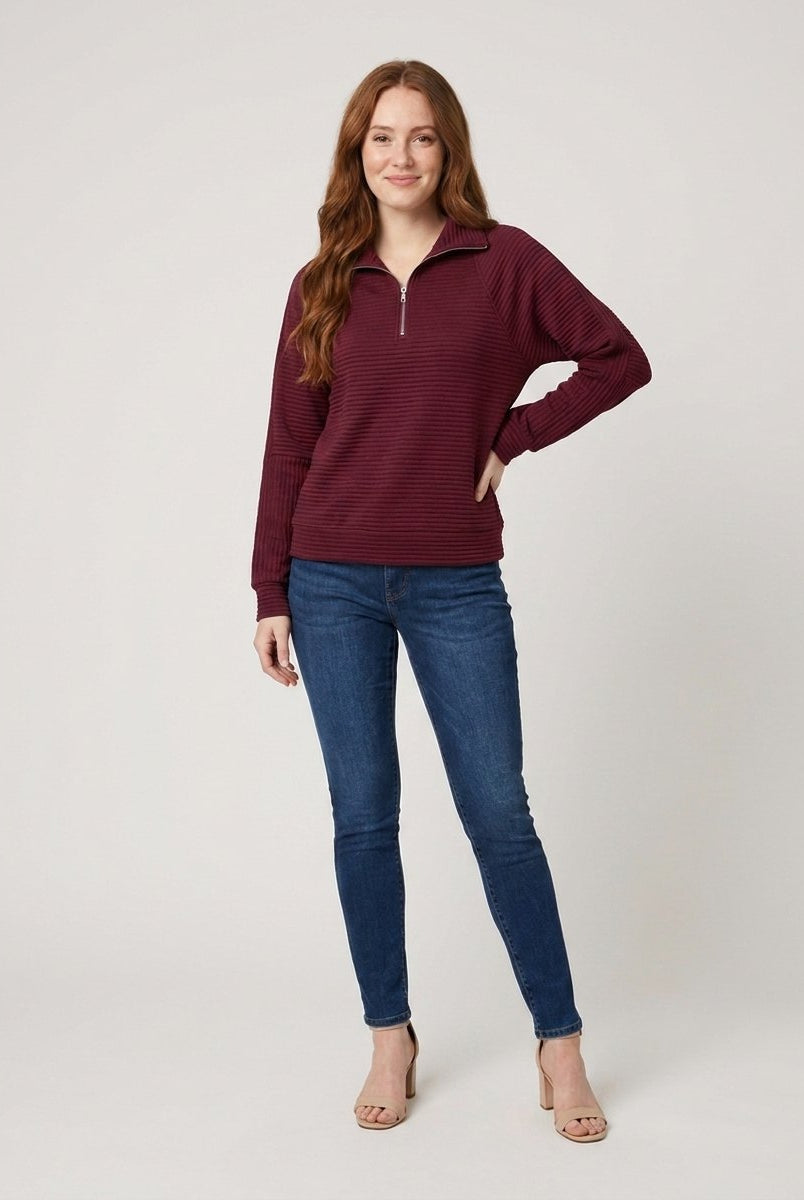 Ava Half-Zip Pullover | Soft Fabric, Flattering Fit 4