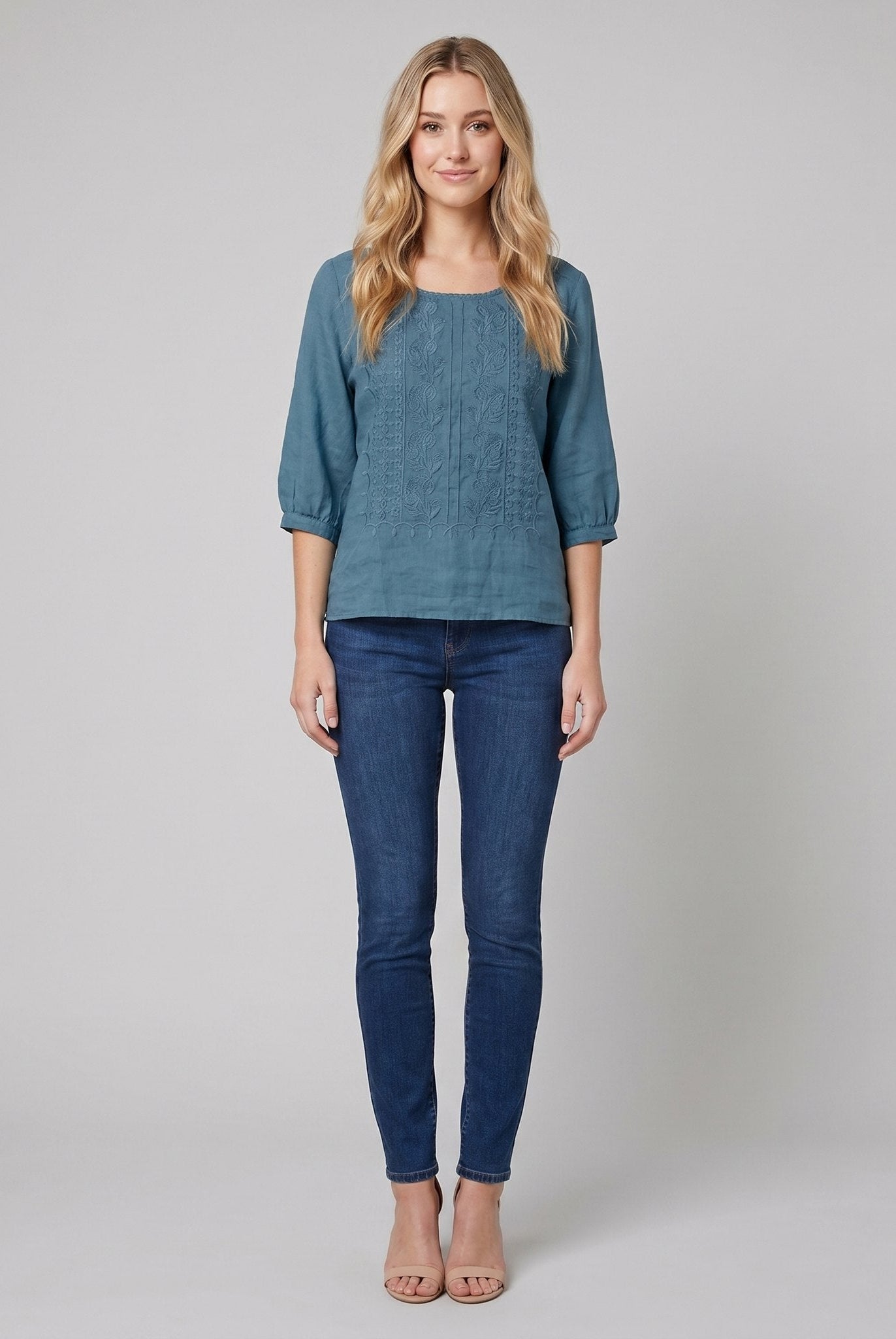Ava Relaxed Blouse | Embroidered, Comfortable Fit 2