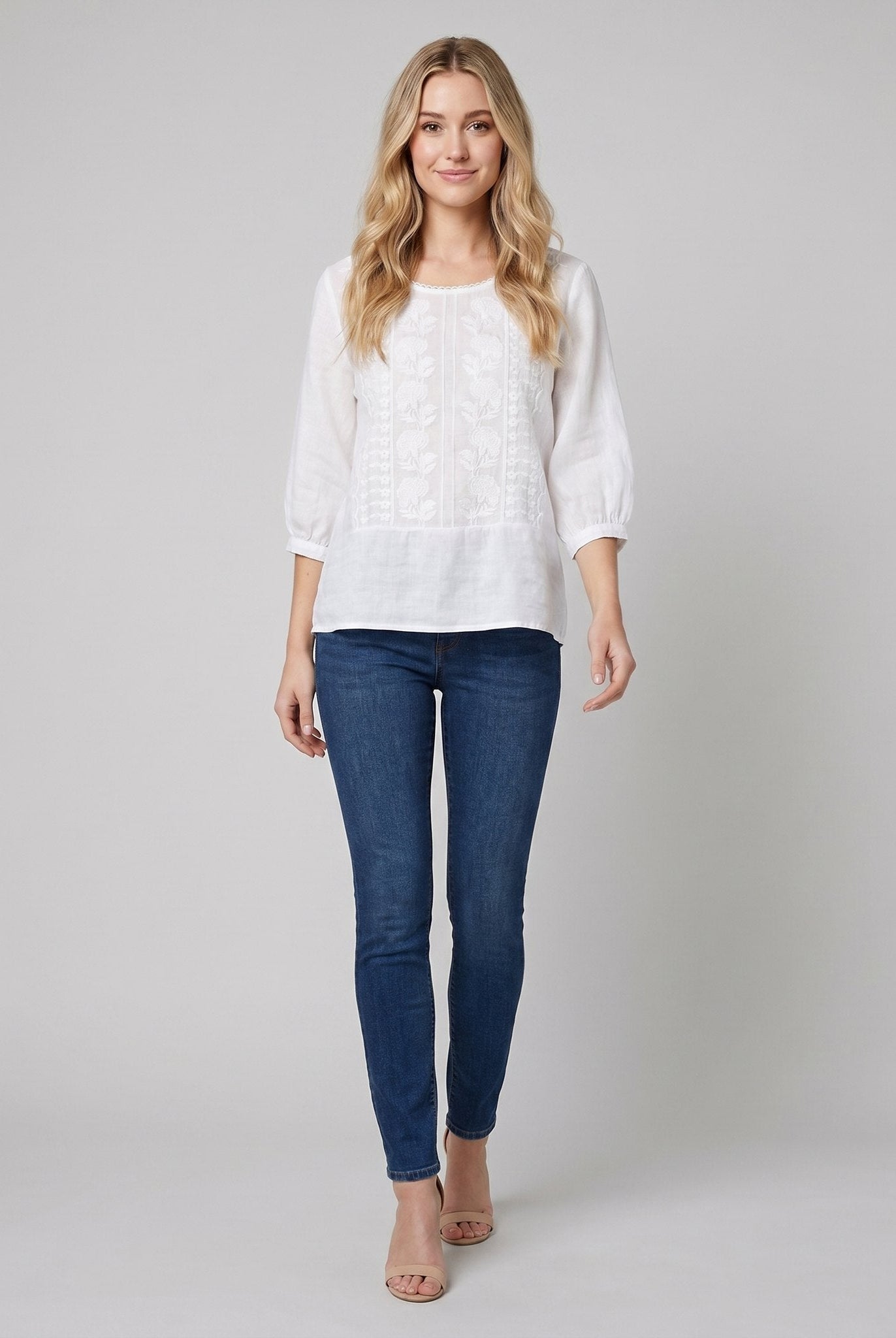 Ava Relaxed Blouse | Embroidered, Comfortable Fit 4