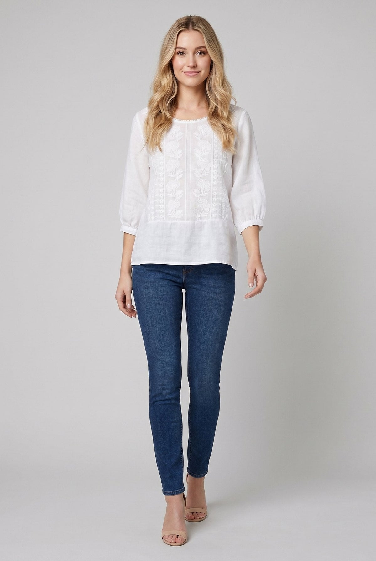 Ava Relaxed Blouse | Embroidered, Comfortable Fit 4