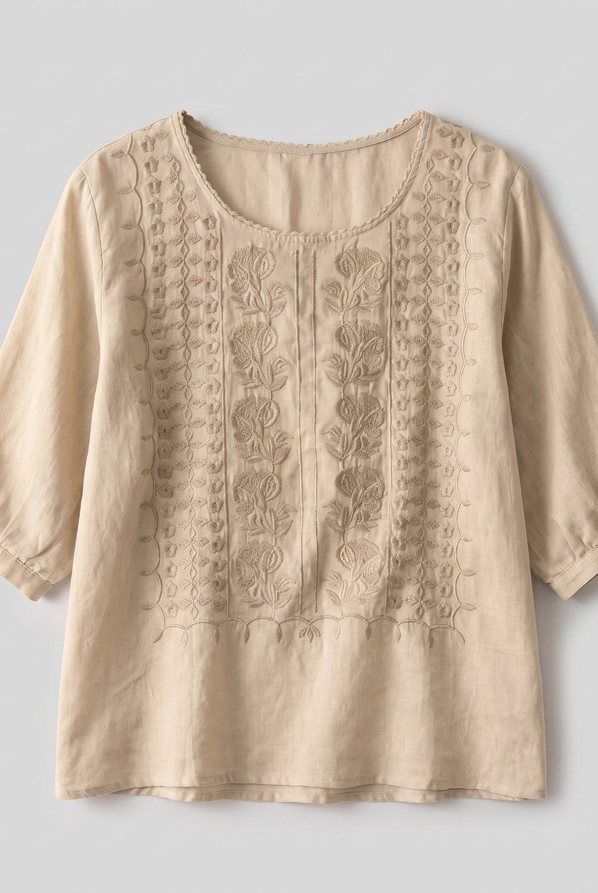 Ava Relaxed Blouse | Embroidered, Comfortable Fit 6