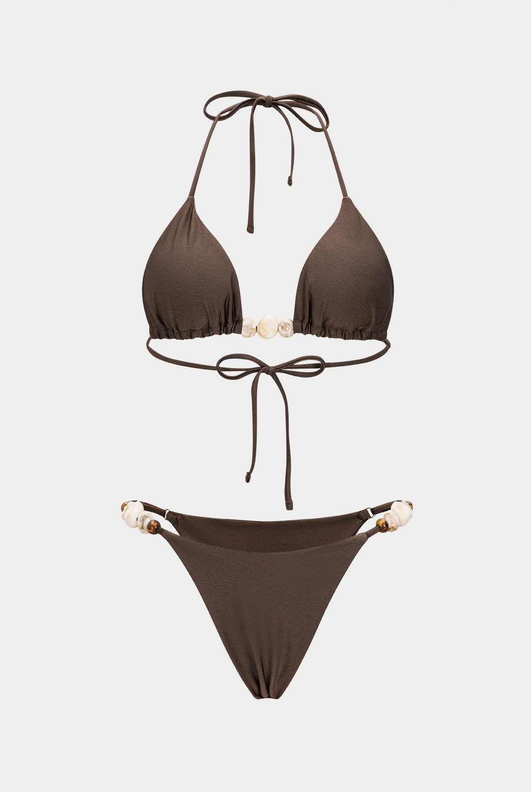 Bella Bikini Set | Modern Jersey Fabric, Tie-Up Design 0
