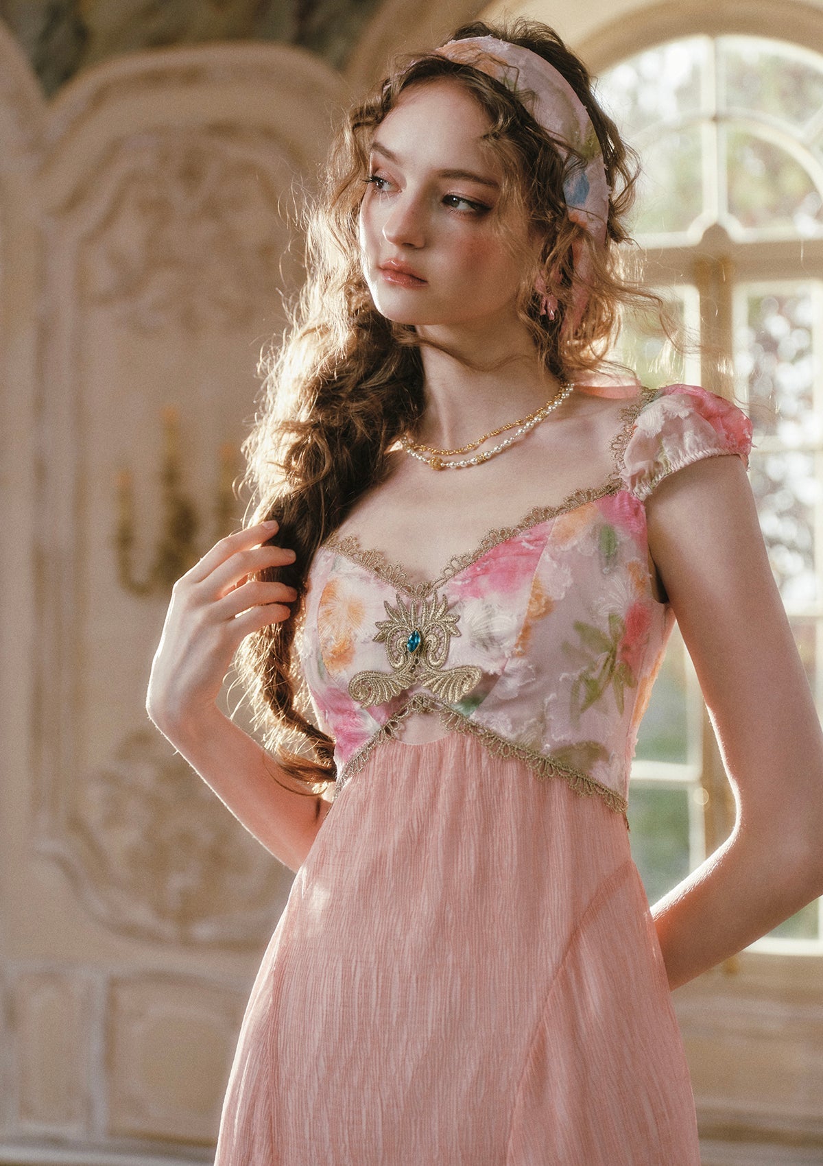 Blaze Cloud Dress | Lightweight Chiffon, Lace Embroidery Summer Dress for Women 3