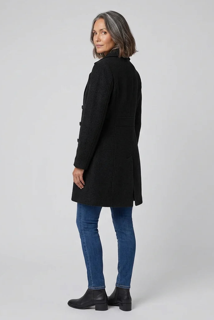 Blythe Women's Coat | Lightweight, Single-Breasted, Notch Lapel, Deep Pockets 3