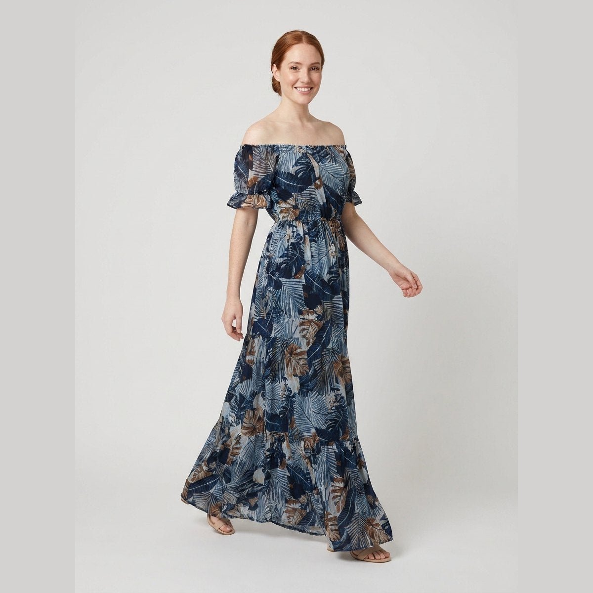 Bora Women's Dress | Floral Print Maxi for Wedding Guests and Summer Events 1