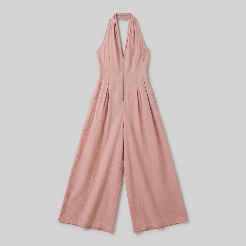 Breezy Bella Jumpsuit | Cotton-Linen Blend, Bohemian Style 2