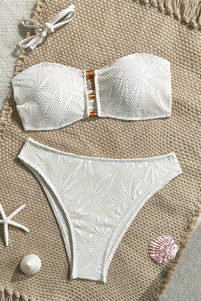 Breezy Bikini Set | Strapless, Hollow Out Design 2