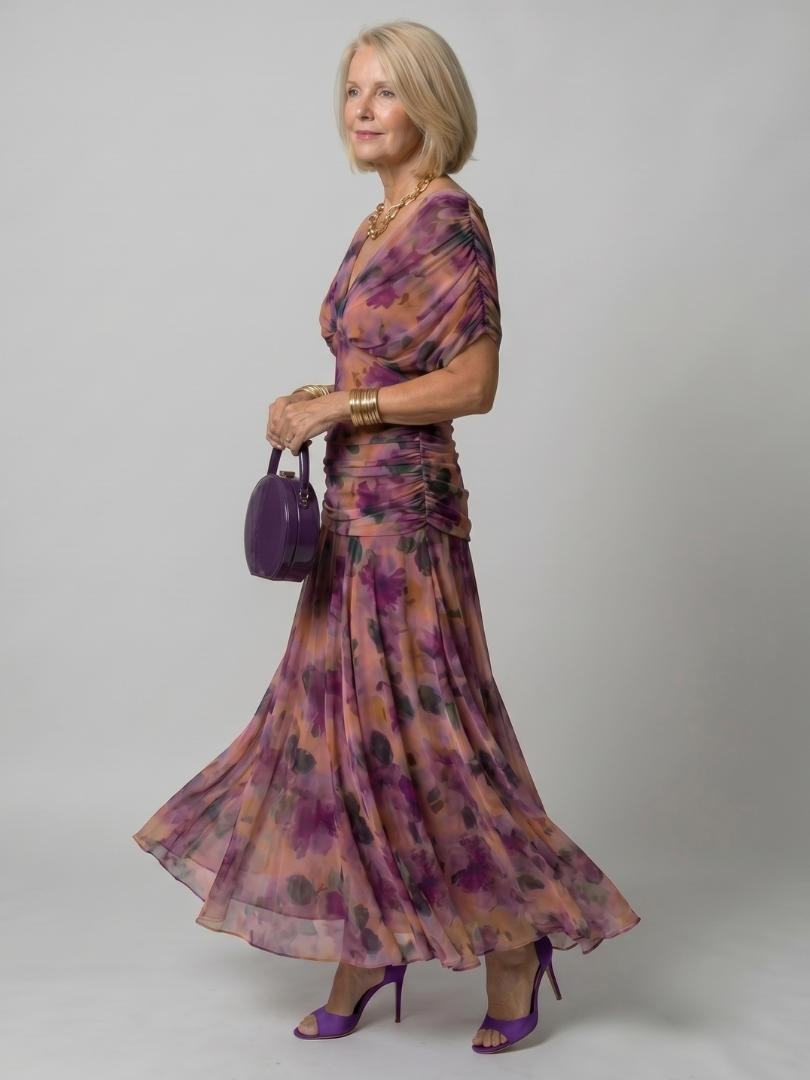 Caden Midi Dress | Off Shoulder, Lightweight Summer Style for Wedding Guests 1
