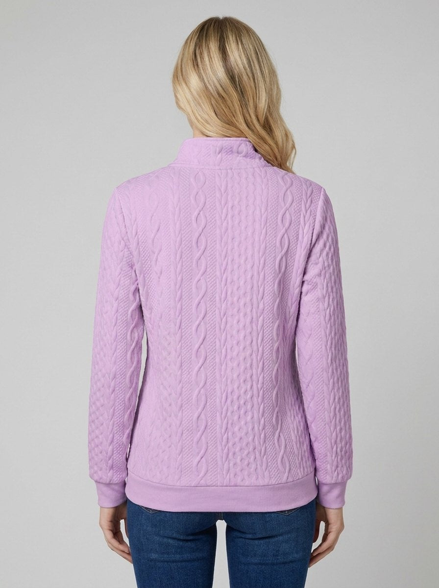 Celeste Knit Sweater | Soft Midweight Half-Zip, Versatile Layering Option 6