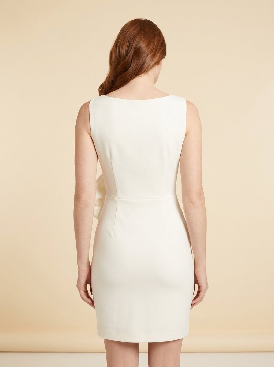 Celia Black Dress | Sleeveless, Tailored Fit, Bow Detail 3