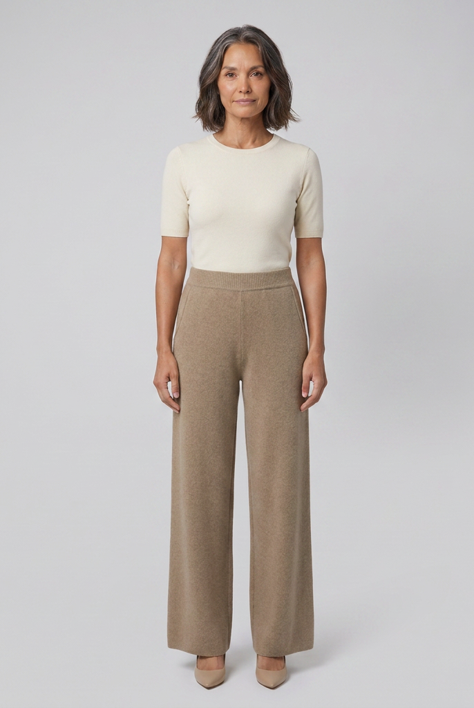 Cleo Women's Pants | High-Waisted Soft Fabric Comfortable Fit 0