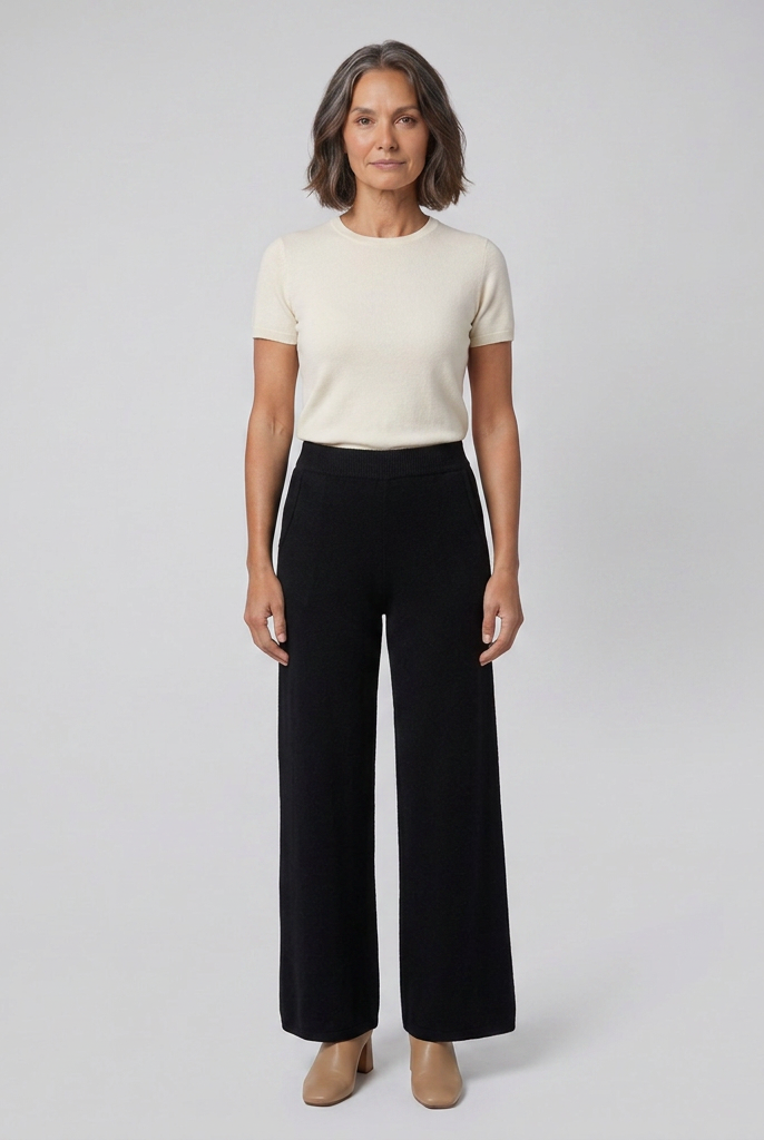 Cleo Women's Pants | High-Waisted Soft Fabric Comfortable Fit 1