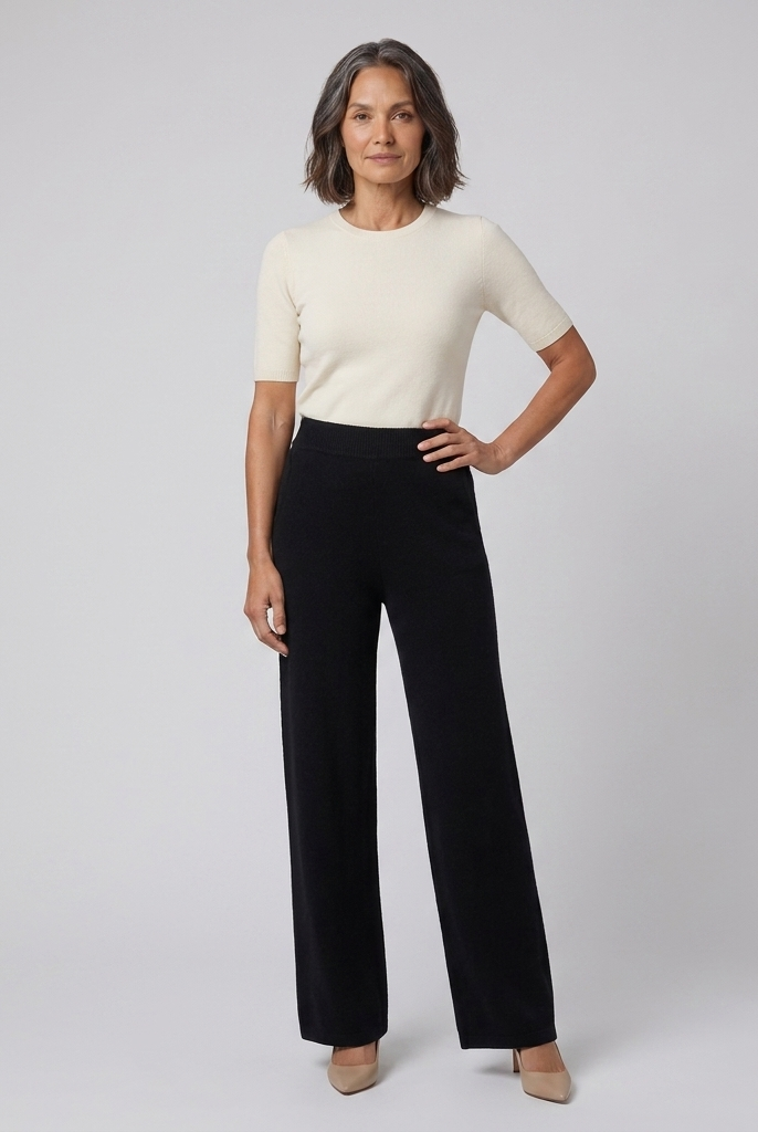Cleo Women's Pants | High-Waisted Soft Fabric Comfortable Fit 2