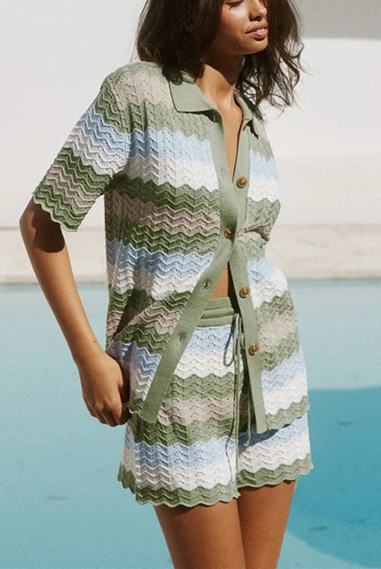 Cora Crochet Cover-Up Set | Lightweight, Open-Knit Design 1