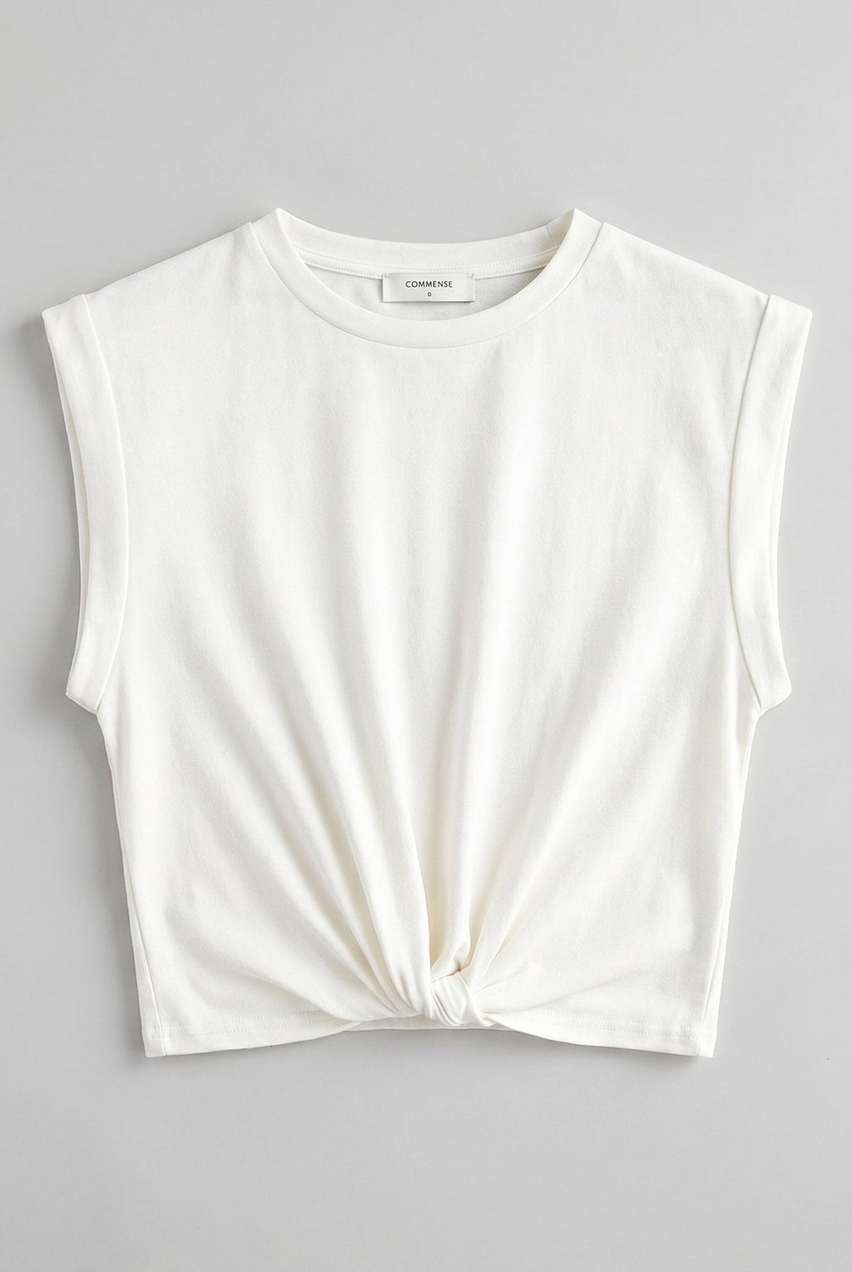 Cora Knotted T-Shirt | Cotton Blend, Regular Fit 5