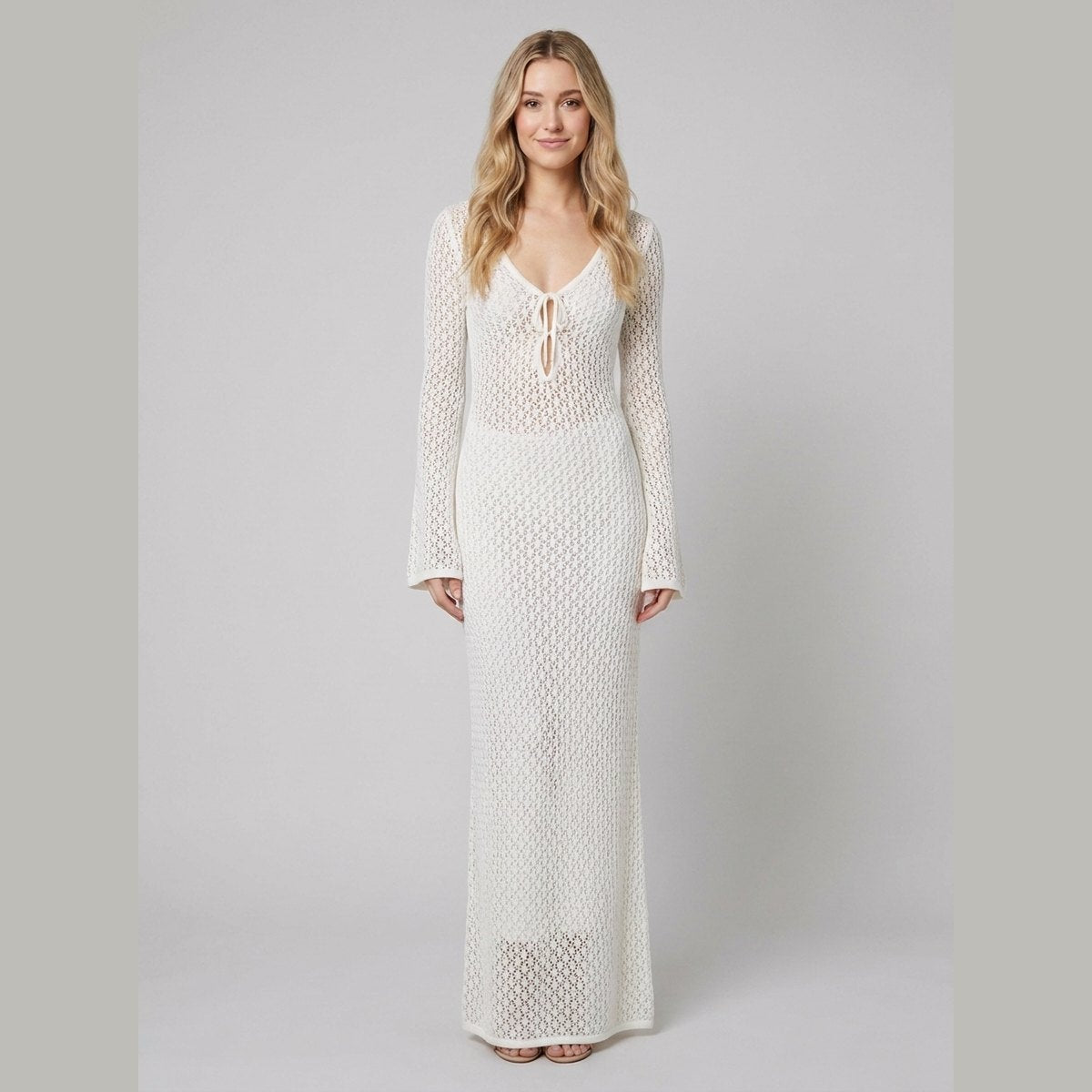 Cora Maxi Dress | Open Back, Elegant Summer Dress for Weddings and Formal Events 0