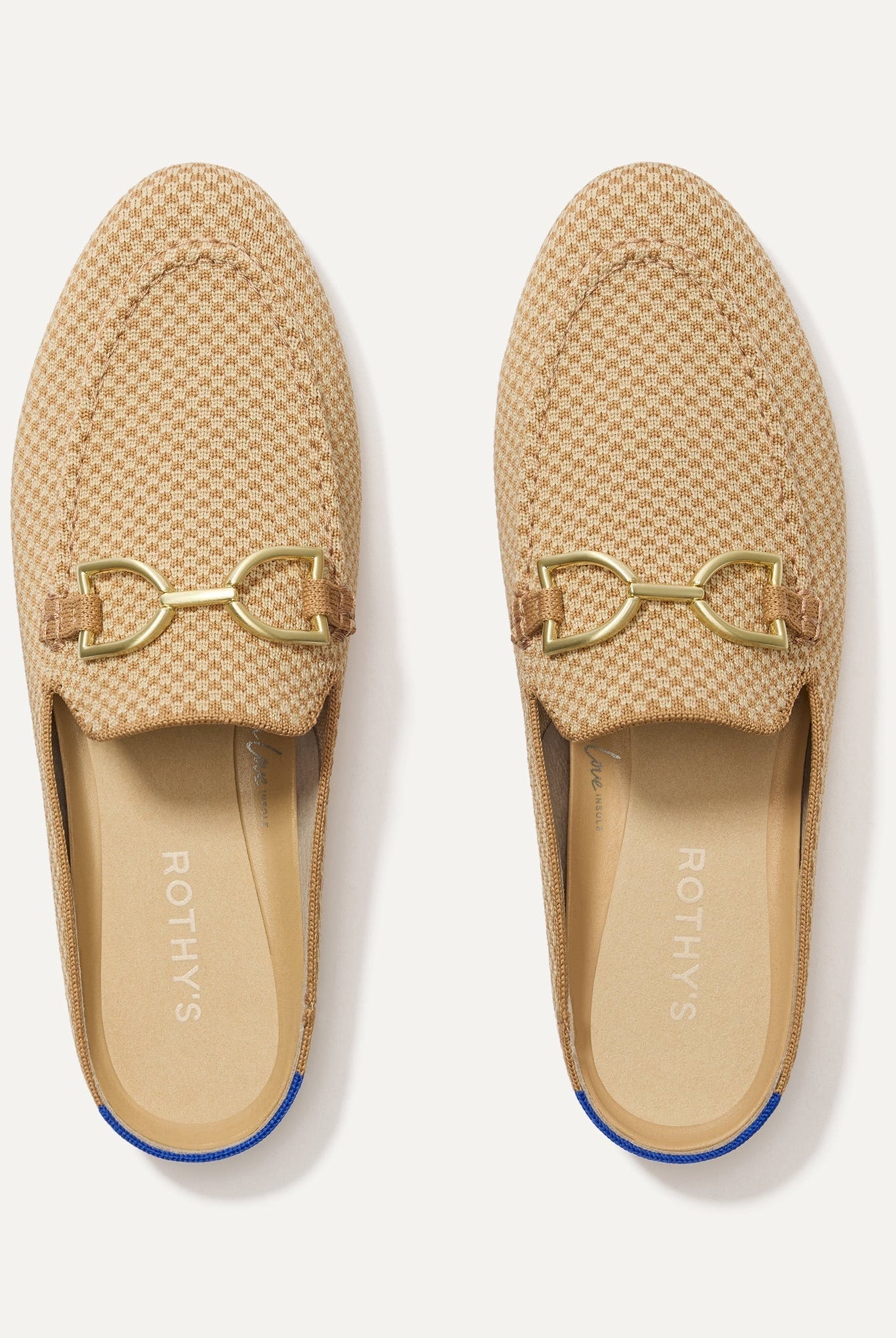 Daxon Loafer Mules | Slip-On, Cushioned Insole, Micro Check Pattern 0