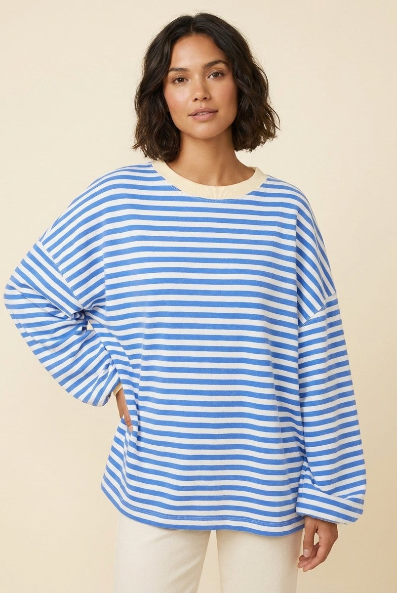 Dora Striped Sweater for Women | Classic Fit, Soft Material 0