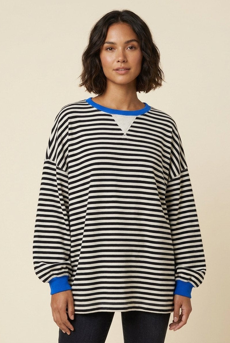 Dora Striped Sweater for Women | Classic Fit, Soft Material 2
