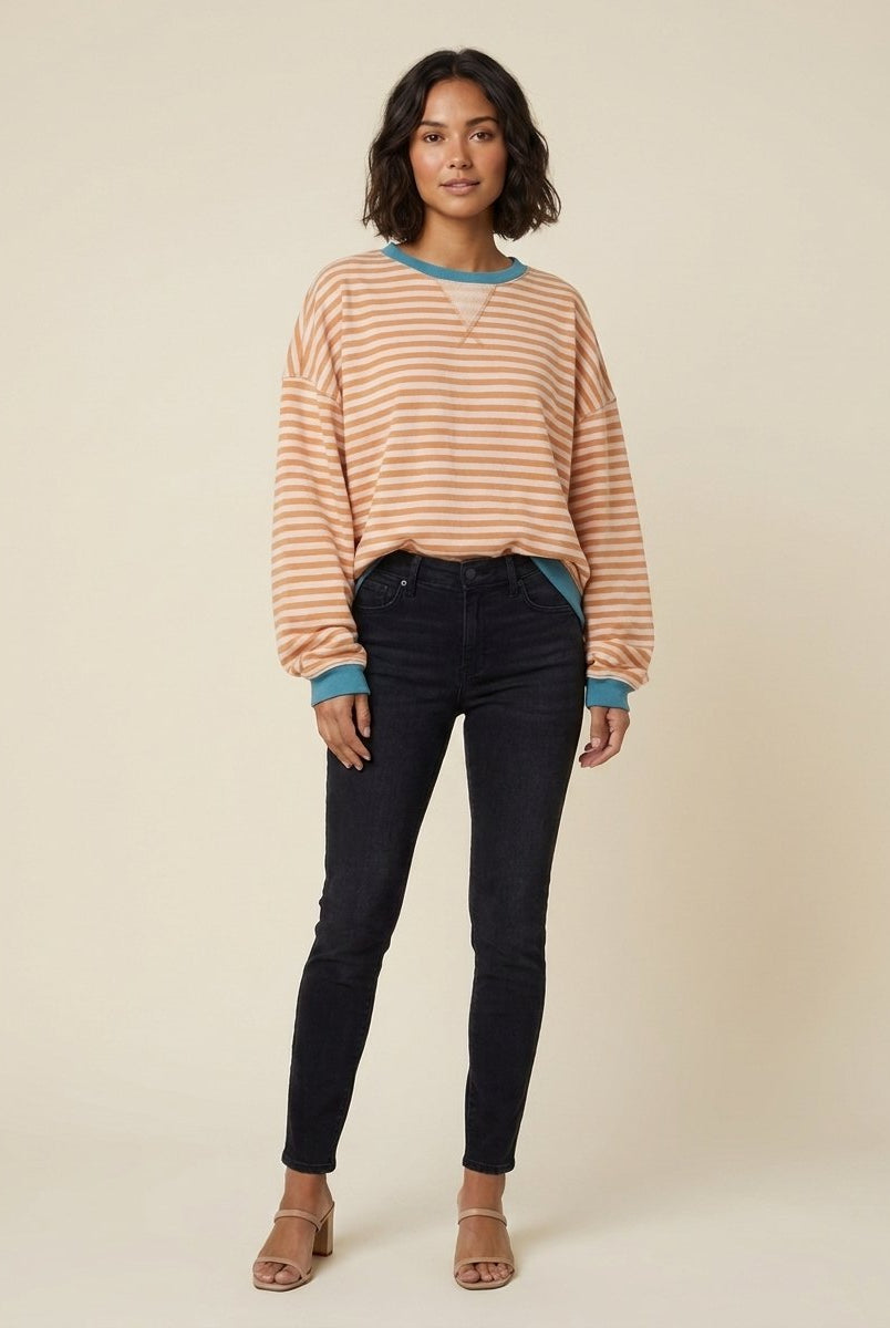 Dora Striped Sweater for Women | Classic Fit, Soft Material 3