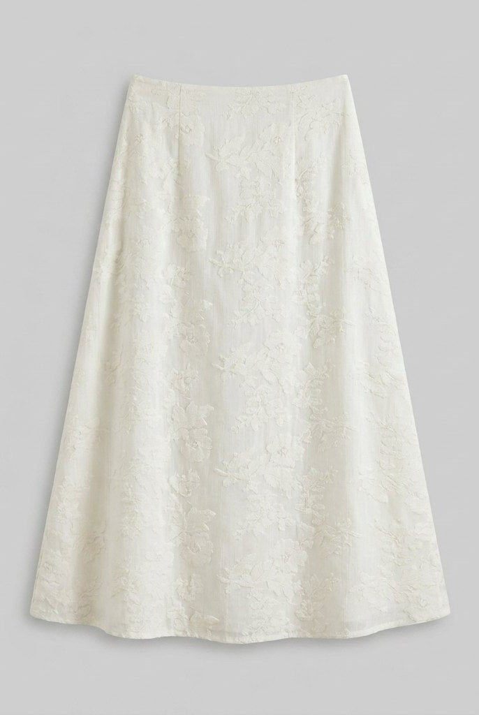 Elysian Maxi Skirt | 100% Cotton, Floral Design, Fully Lined 4