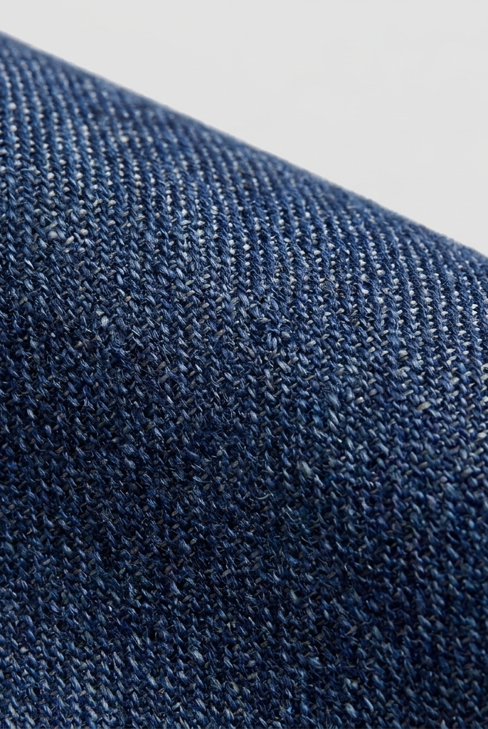 Elysian Reversible Jacket | Tencel Linen, Denim Texture 7