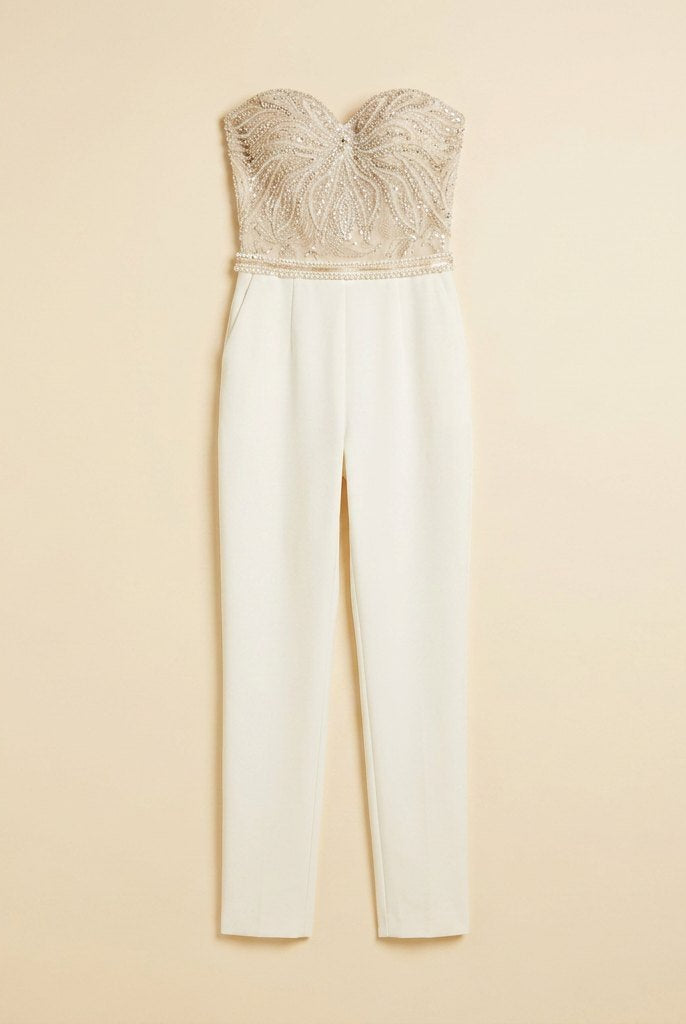 Elysian Women's Jumpsuit | Elegant Corset Top, Formal Wear 4