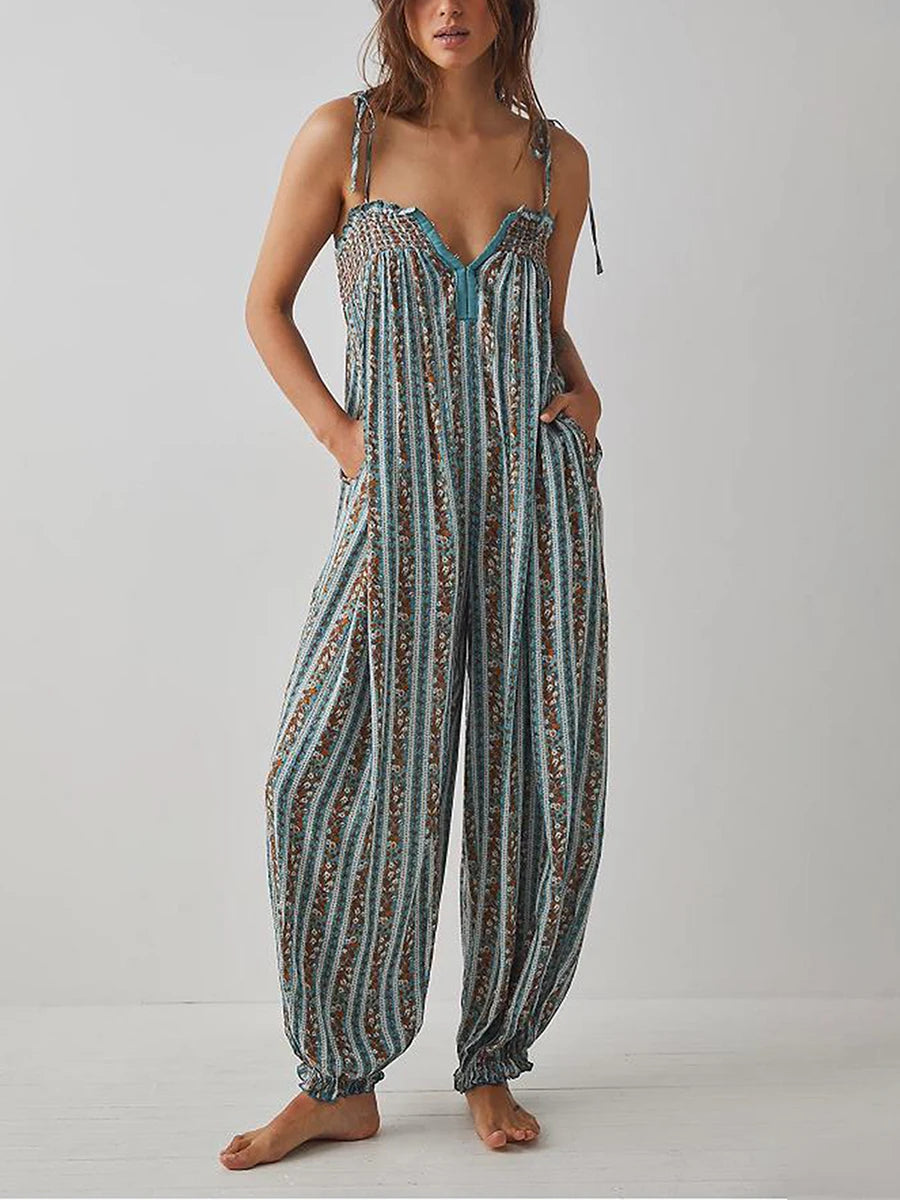 Elysian Womens Romper | Relaxed Fit, Adjustable Straps, Casual Jumpsuit for Women 5