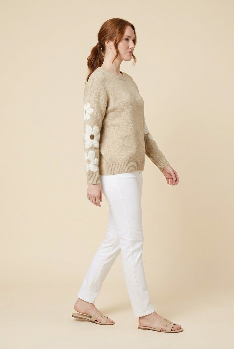 Fiona Women's Sweater | Soft Acrylic Knit, Relaxed Fit 1