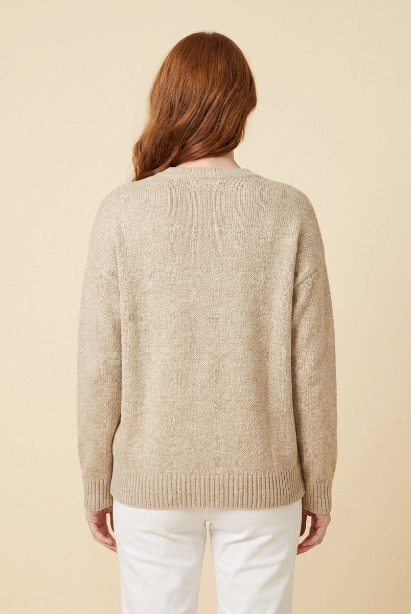 Fiona Women's Sweater | Soft Acrylic Knit, Relaxed Fit 2