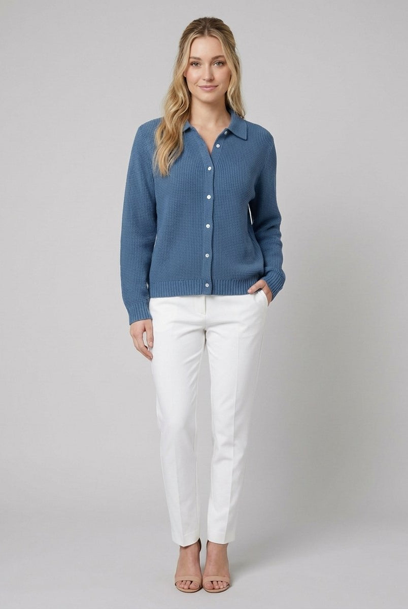 Fiora Long Cardigan | Soft Cotton Blend, Lightweight Layer for Women 3