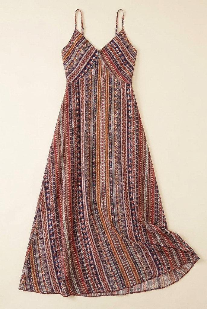 Fiora Maxi Dress | Floral Print, V Neck Sleeveless Summer Wedding Guest Dress 4