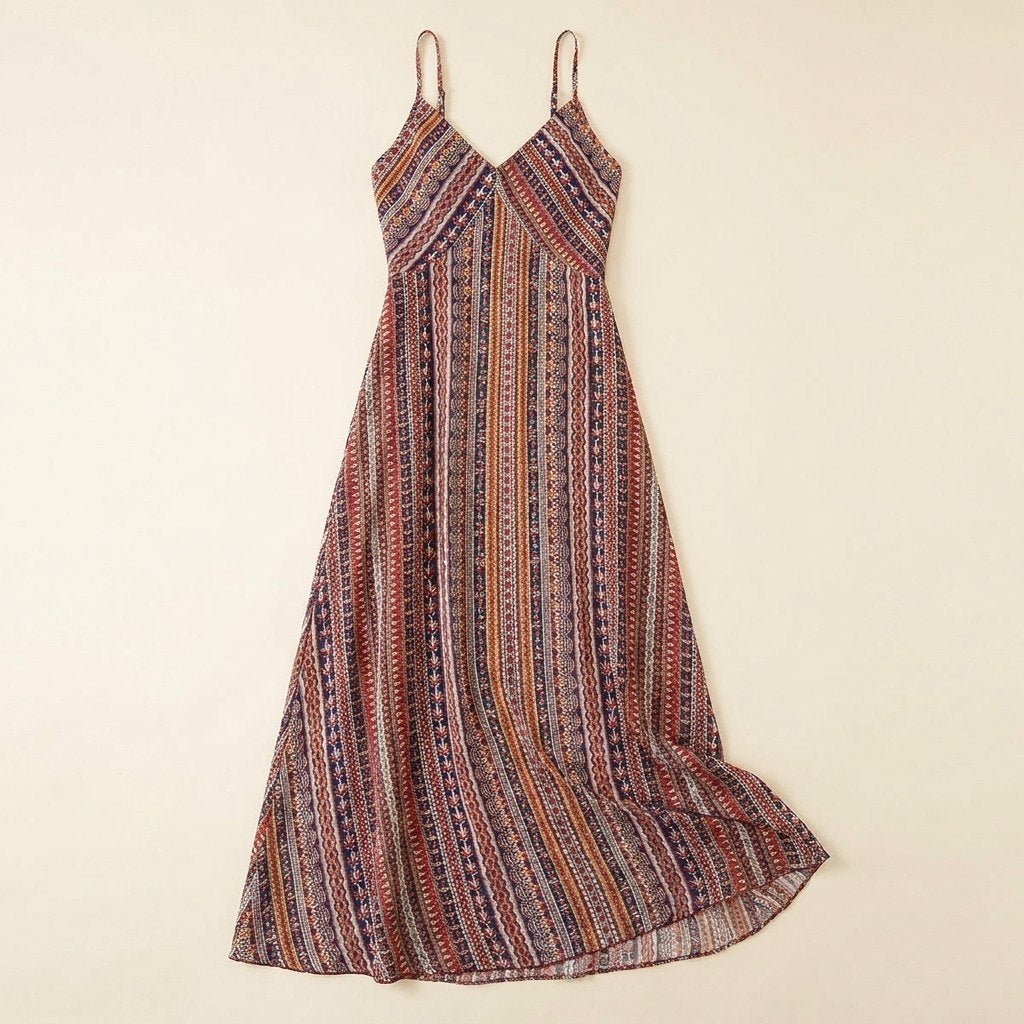Fiora Maxi Dress | Floral Print, V Neck Sleeveless Summer Wedding Guest Dress 4