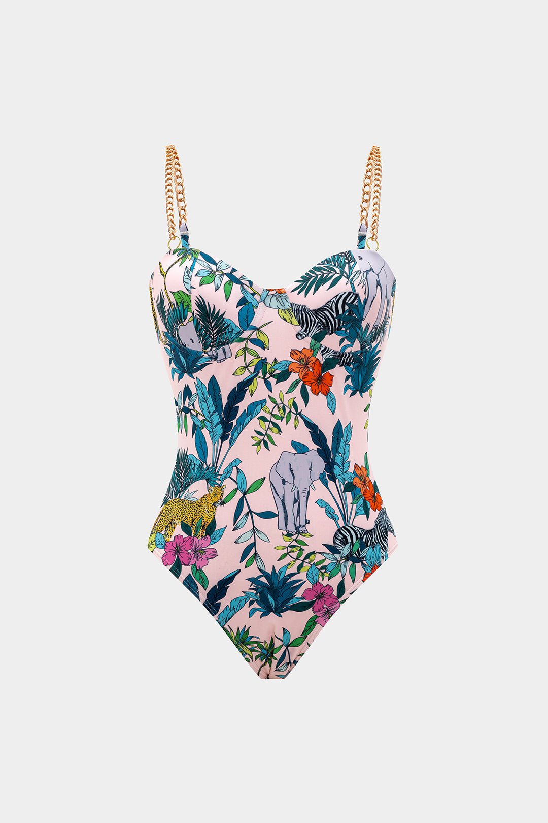 Fleur One-Piece Swimsuit | Slim Fit, Jersey Blend, Unique Print 1