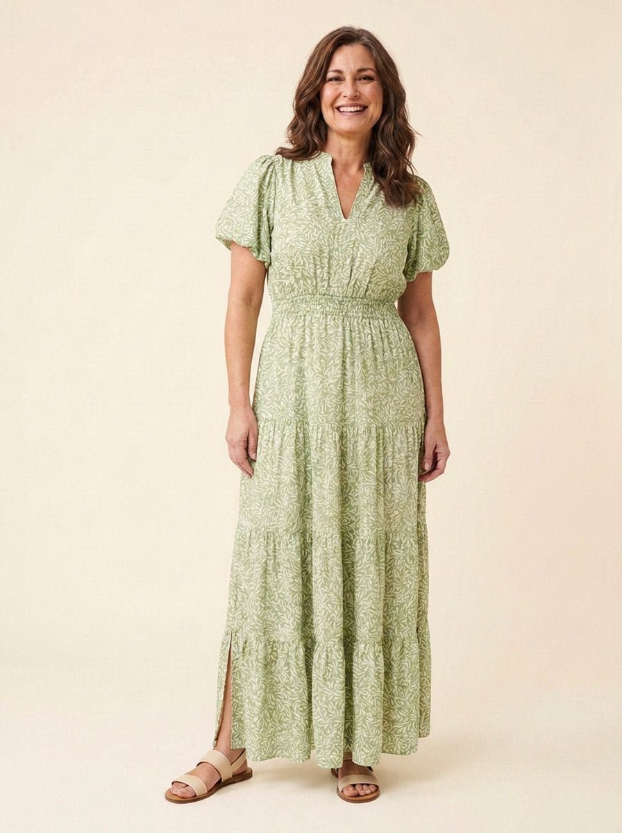 Furgeson Maxi Dress | Floral Tiered Design, Summer Wedding Guest Dresses 0