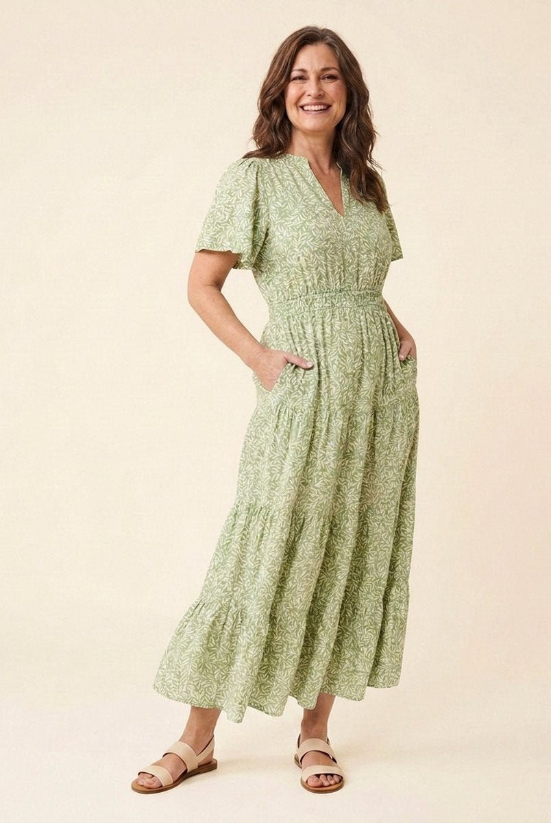 Furgeson Maxi Dress | Floral Tiered Design, Summer Wedding Guest Dresses 1