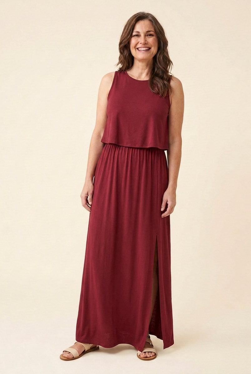 Gina Maxi Dress | Cotton Blend, Sleeveless Summer Dress 7