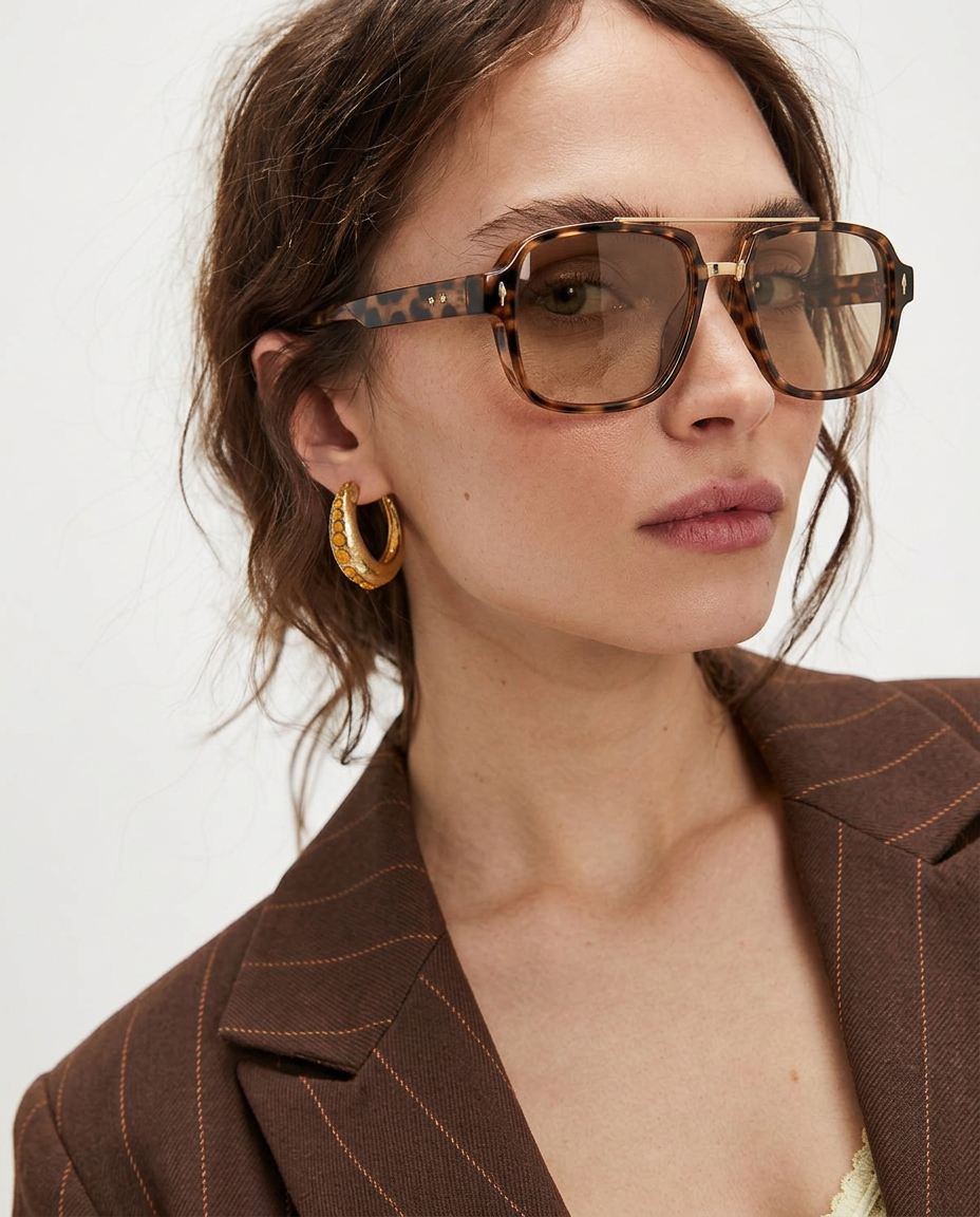 Harlow Sunglasses | Oversized, UV-Protective Acetate Frames 11